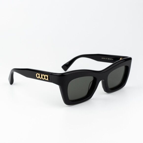 Gucci Women Sunglasses Black Grey Cat Eye GG1773S 001 BRAND NEW main image 10